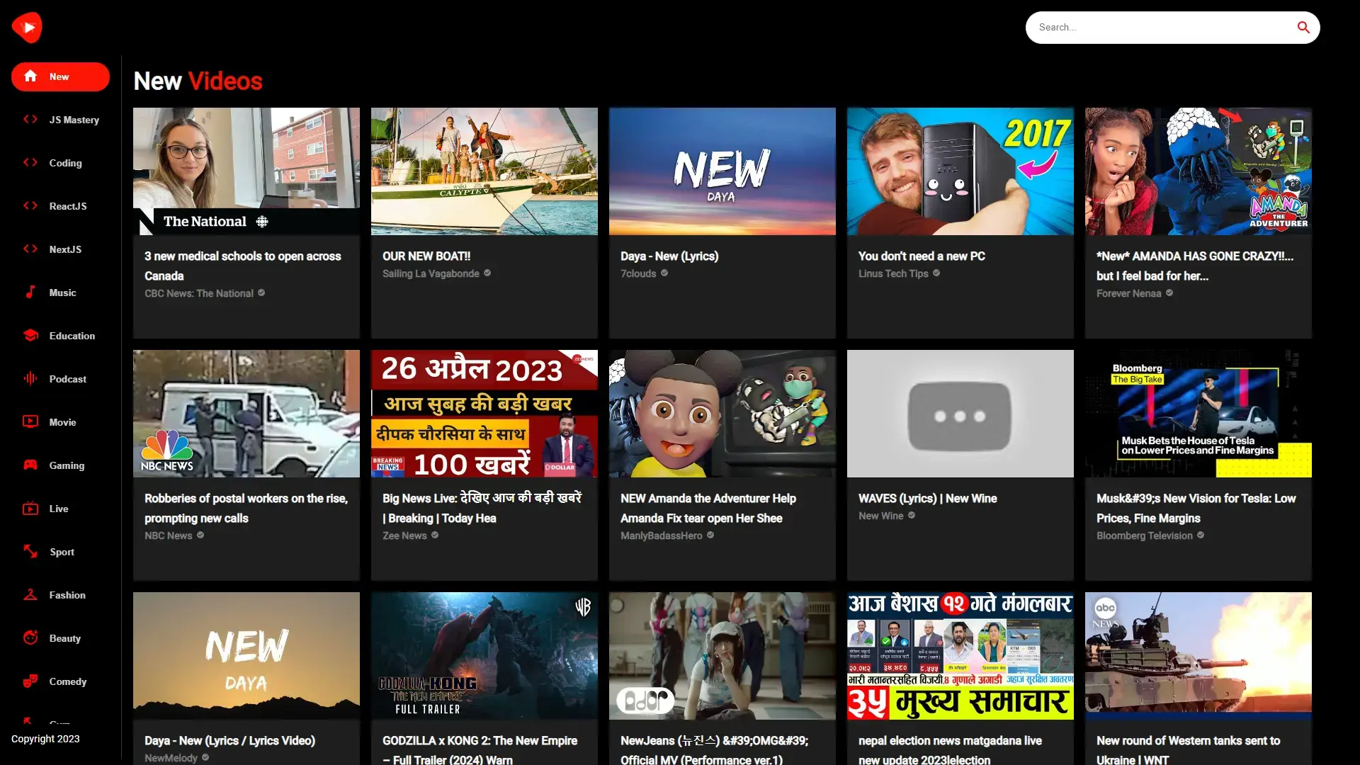 Youtube Clone App